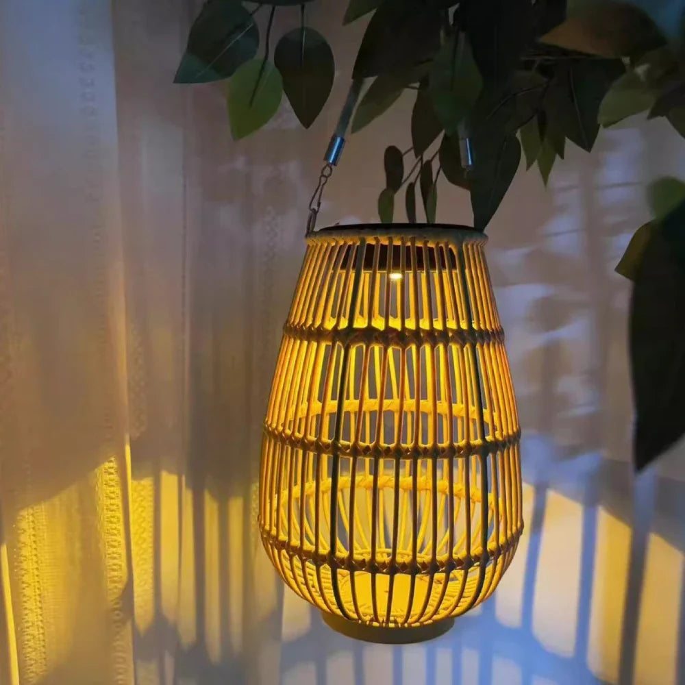 Solara™ Woven Lantern