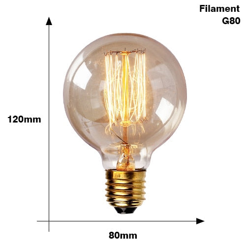 Original Edison bulbs